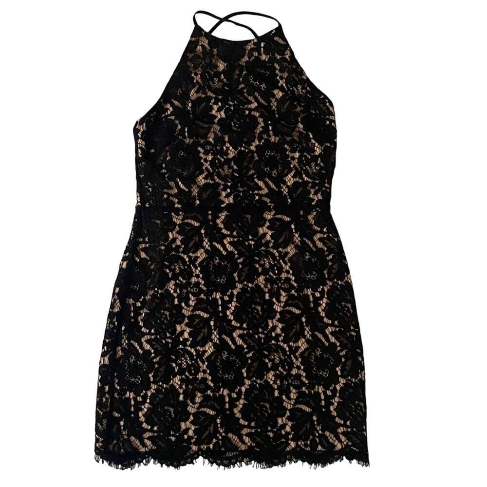 Medium NBD Black Lace Mini Dress